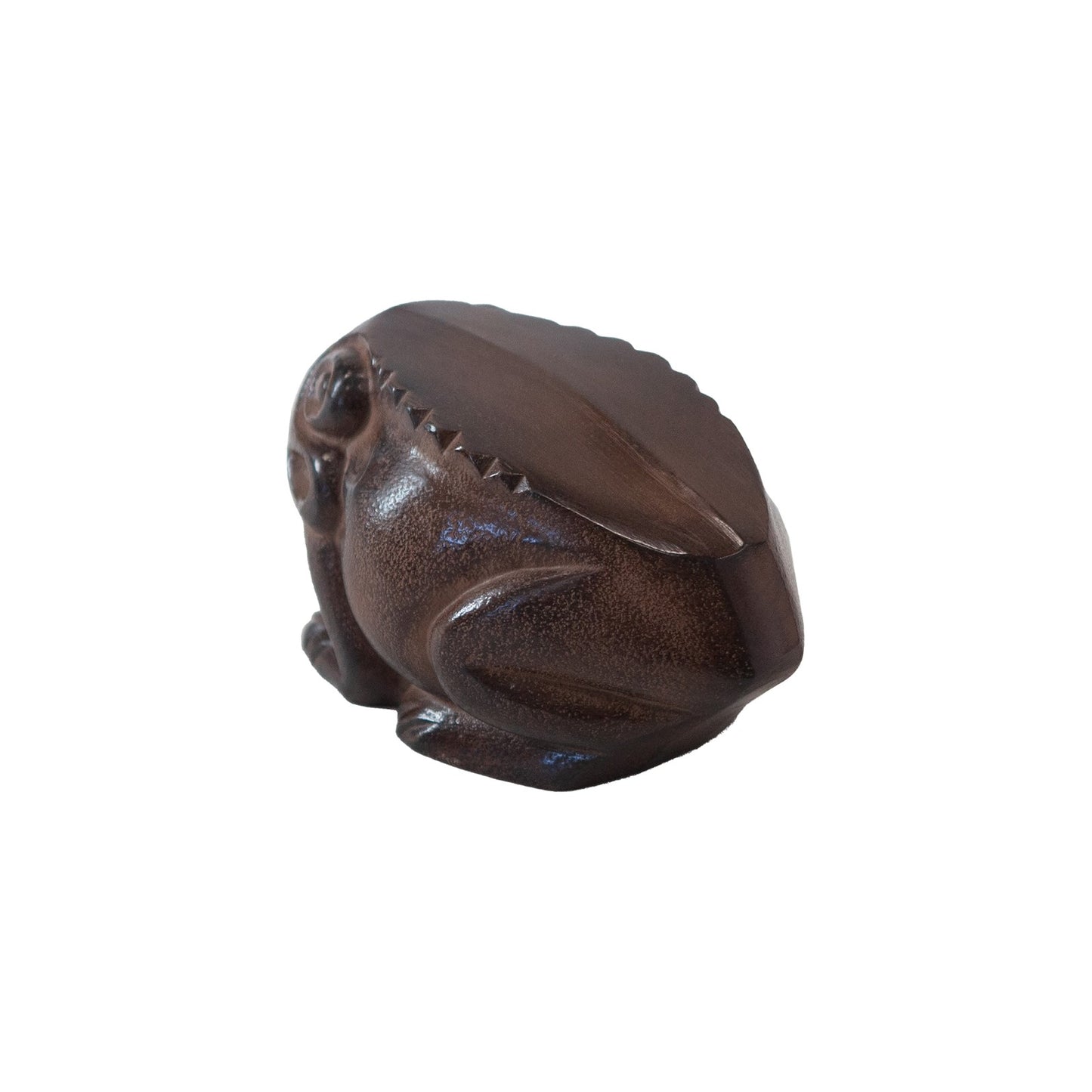 ACHLA Frog Garden Ornament | Cast Aluminum Earth Tone Finish | Patio & Lawn Accent | 4.5 x 7.5 x 4.5 in | Model FRG-01