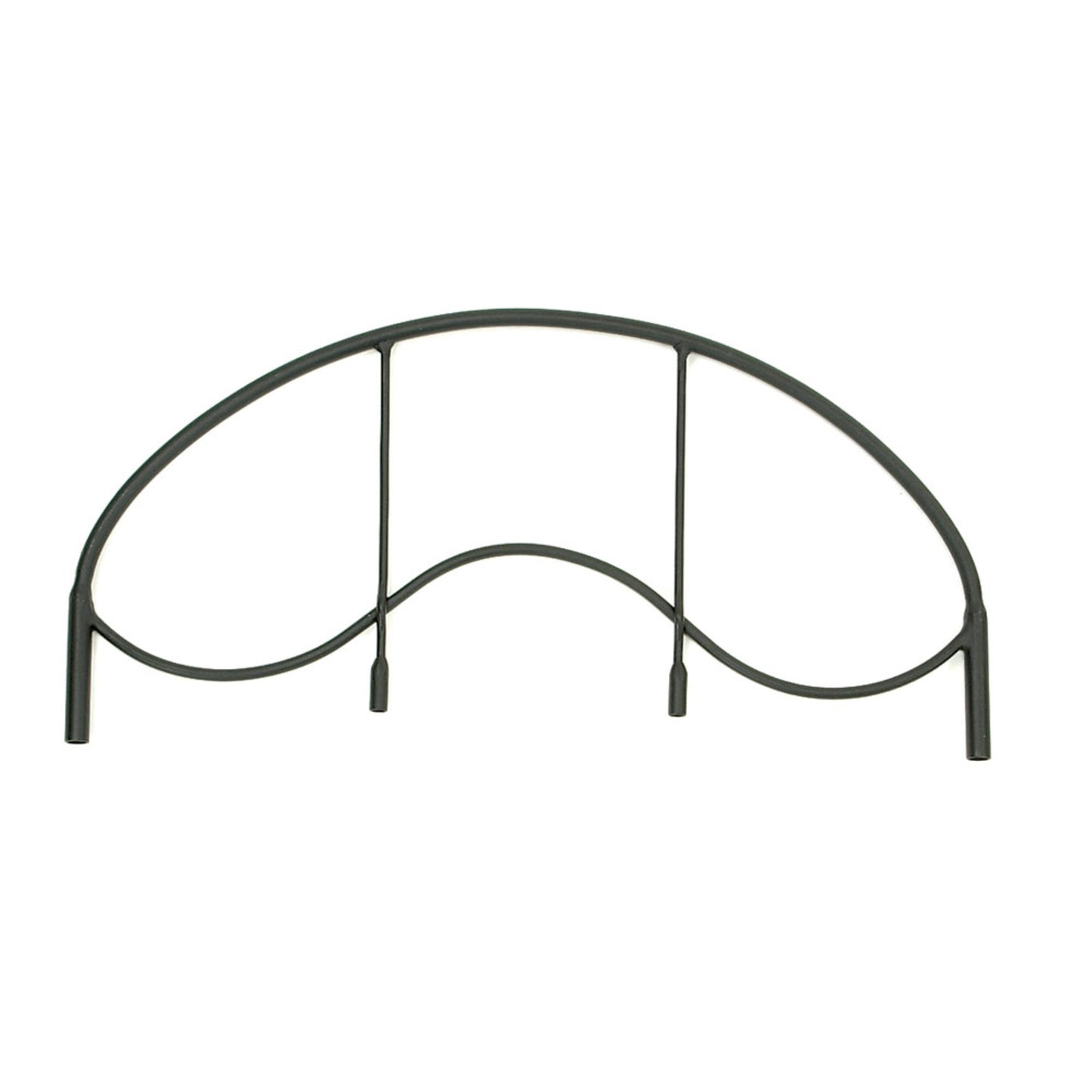 ACHLA Waves Trellis 23.5in Wrought Iron Garden Support | Traditional Black Powder Coat | Climbing Plants & Garden Wall Accent | Model FT-16