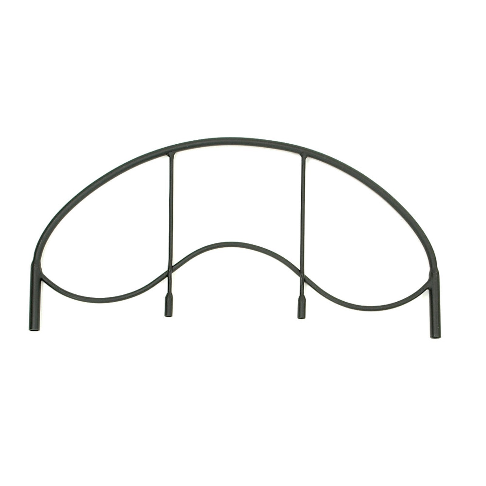 ACHLA Waves Trellis 23.5in Wrought Iron Garden Support | Traditional Black Powder Coat | Climbing Plants & Garden Wall Accent | Model FT-16
