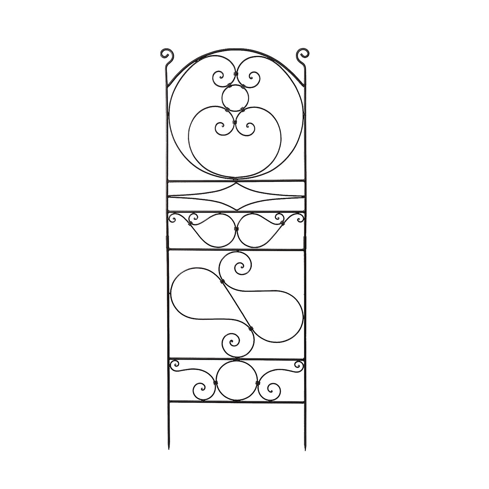ACHLA Ferro Firenze Trellis I 22in Wrought Iron Garden Trellis | Italianate Roman Bronze Powder Coat | Climbing Plants & Garden Wall | Model FT-27