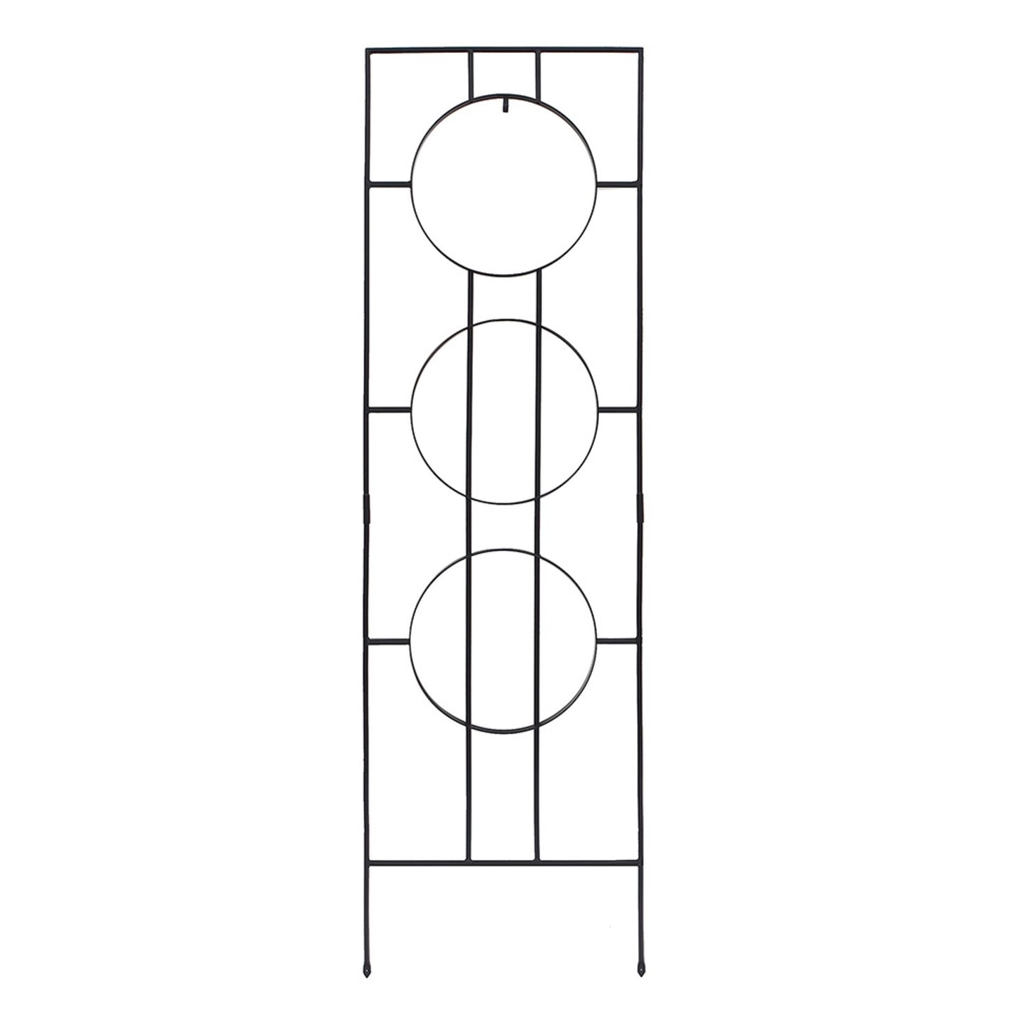 ACHLA Samsara Trellis 79.5in Tall Garden Trellis | Asian-Inspired Wrought Iron Black Powdercoat | Climbing Plants & Zen Garden Decor | Model FT-58