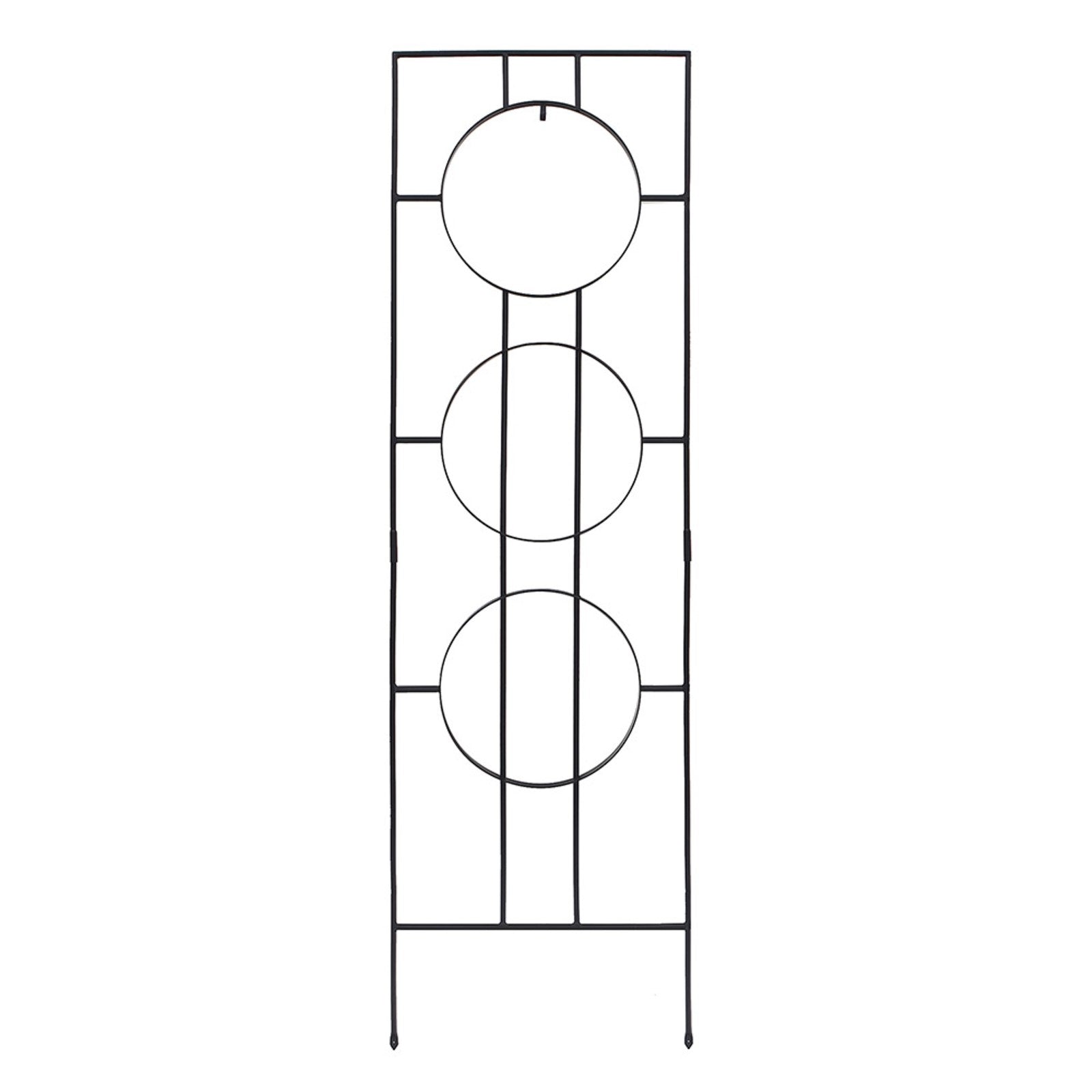 ACHLA Samsara Trellis 79.5in Tall Garden Trellis | Asian-Inspired Wrought Iron Black Powdercoat | Climbing Plants & Zen Garden Decor | Model FT-58