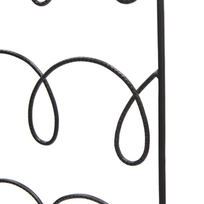 ACHLA Gingerbread Cottage Trellis 72in H | Black Wrought Iron | Outdoor Vertical Garden & Wall Climbing Plant Support | 18 x 72 x 0.5 in | Model FT-62