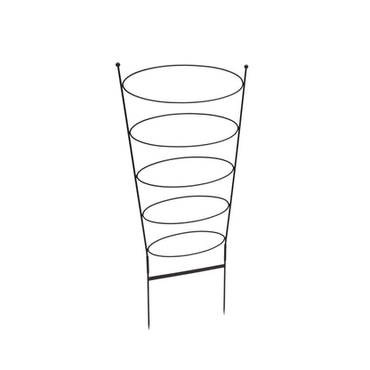 ACHLA Ovals Trellis 61in H | Wrought Iron Black Powdercoat | Garden & Patio Climbing Plant Support | 30 x 30 x 61 in | Model FT-66