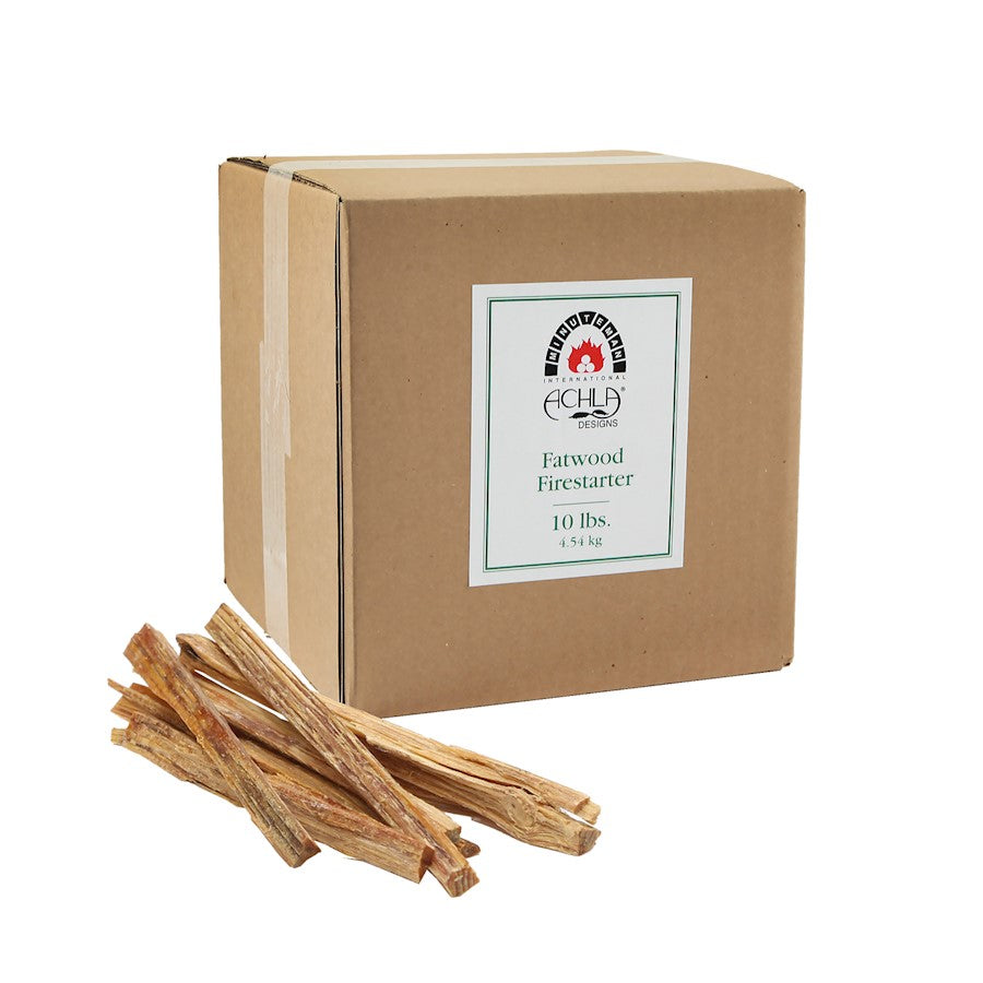ACHLA Fatwood Refill Box 12 lb | Natural Pine Firestarter | Fireplace & Campfire Kindling | 12 x 12 x 12 in | Model FWR-12