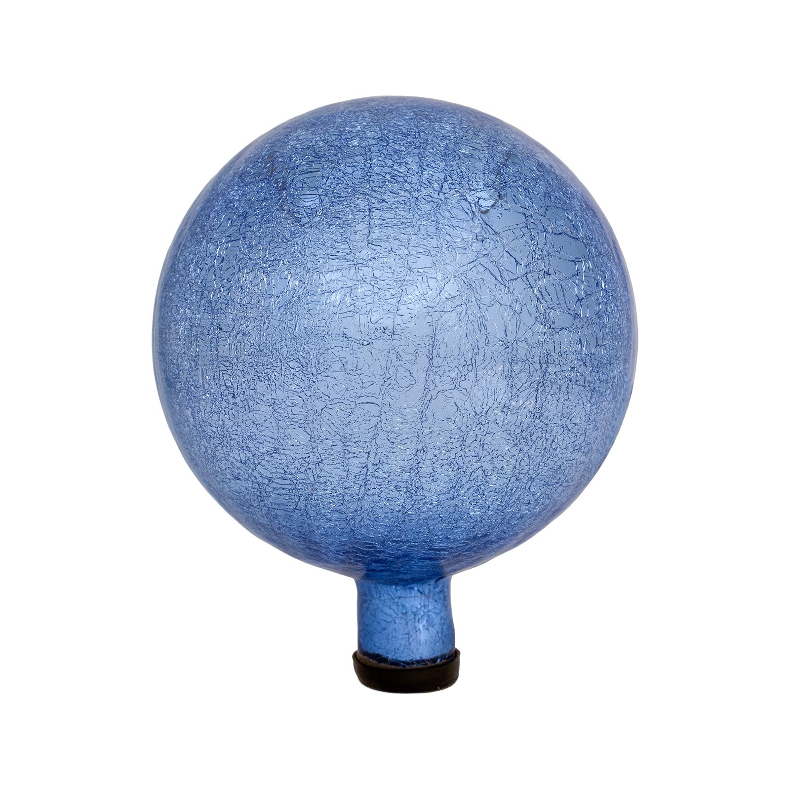 ACHLA 10in Gazing Globe | Blue Lapis Crackle Glass | Garden & Patio Accent | 10 x 10 x 12 in | Model G10-BLL-C