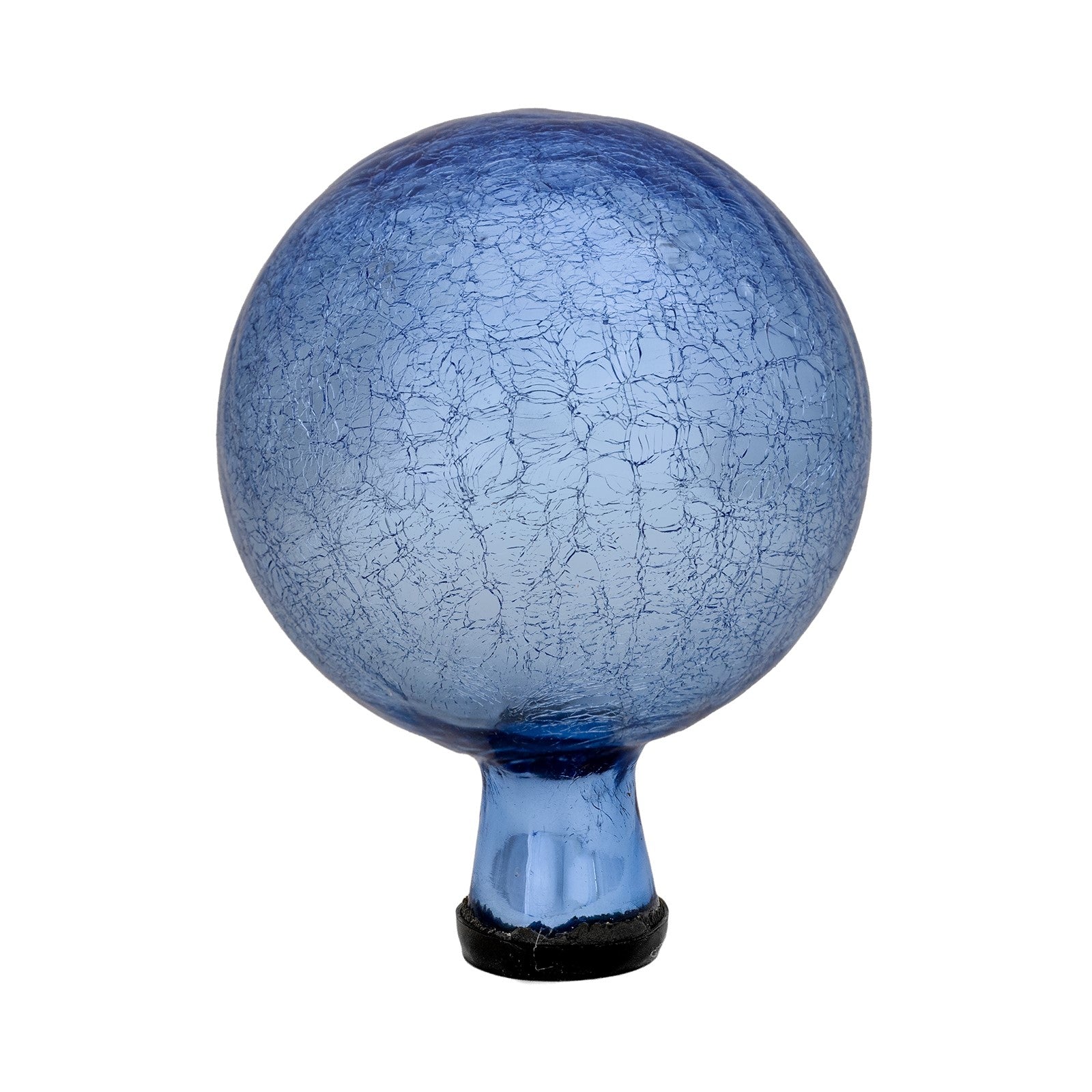 ACHLA 6in Gazing Globe | Blue Lapis Crackle Glass | Garden & Patio Decor | 6 x 6 x 8 in | Model G6-BLL-C