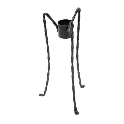 ACHLA Gazing Globe Stand 18in | Wrought Iron Black Powder Coat | Garden, Patio & Deck Display | 10 x 10 x 18 in | Model GBS-02