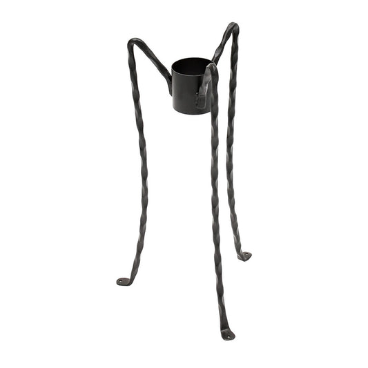 ACHLA Gazing Globe Stand 18in | Wrought Iron Black Powder Coat | Garden, Patio & Deck Display | 10 x 10 x 18 in | Model GBS-02