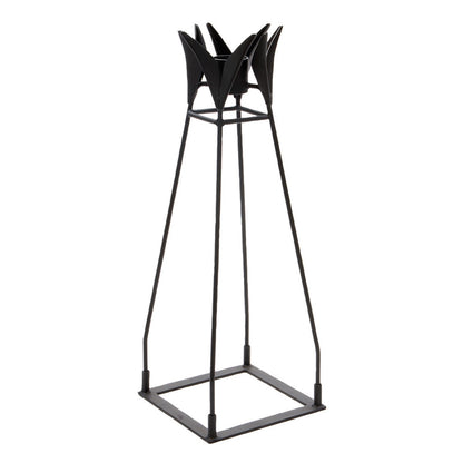 ACHLA Gazing Globe Stand 33in | Black Wrought Iron Garden Pedestal | Patio & Garden Display | 12 x 12 x 33 in | Model GBS-04