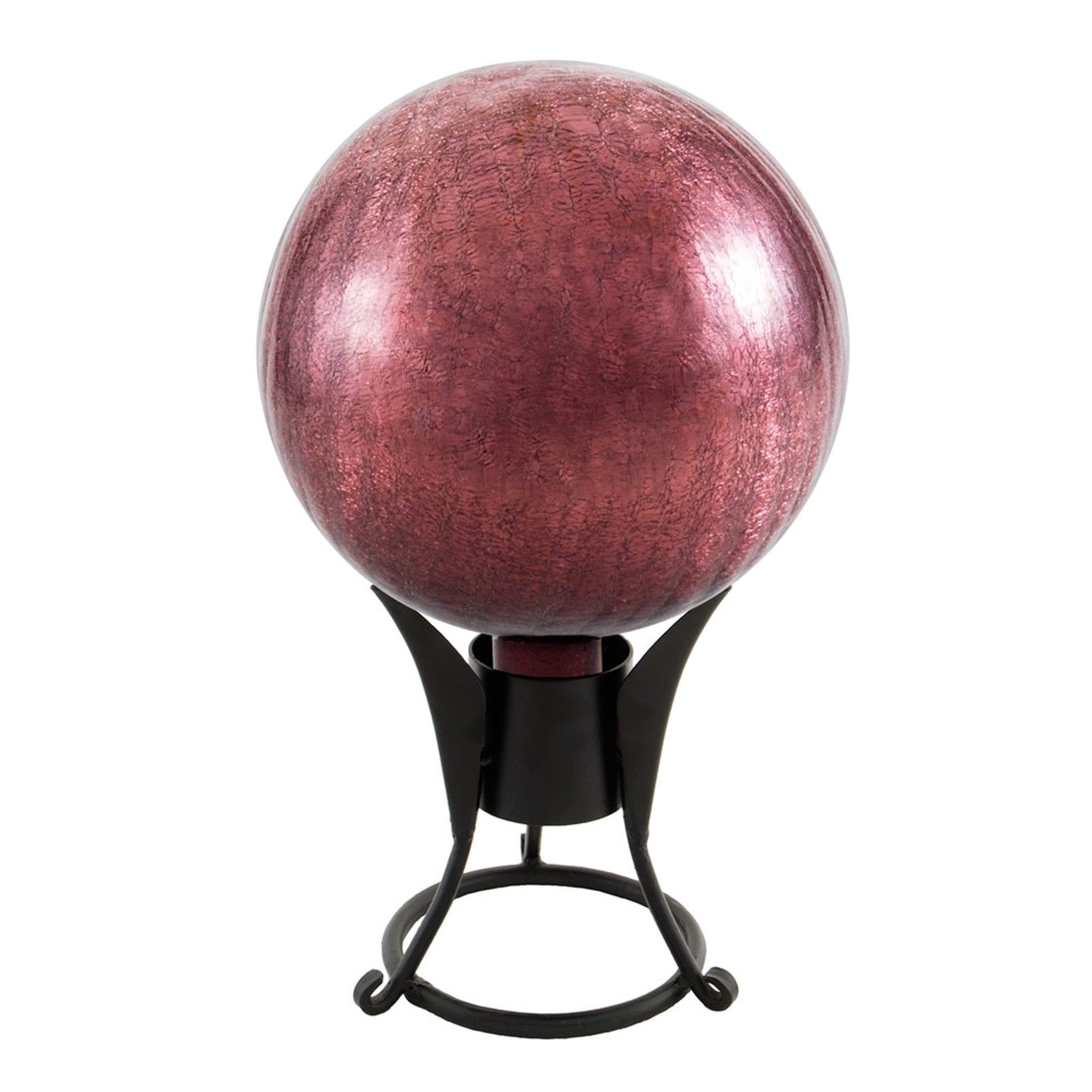 ACHLA Gazing Globe Stand 7.75in | Black Wrought Iron | Garden & Yard Decor | 7.5 x 7.5 x 7.75 in | Model GBS-07