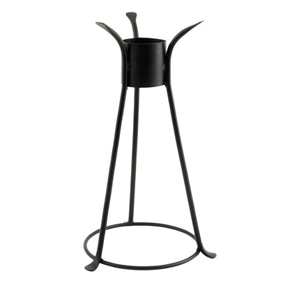 ACHLA Gazing Ball Stand 14in | Black Wrought Iron Garden Pedestal | Patio & Garden Display | 8 x 8 x 15 in | Model GBS-14