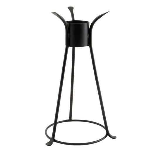 ACHLA Gazing Ball Stand 14in | Black Wrought Iron Garden Pedestal | Patio & Garden Display | 8 x 8 x 15 in | Model GBS-14
