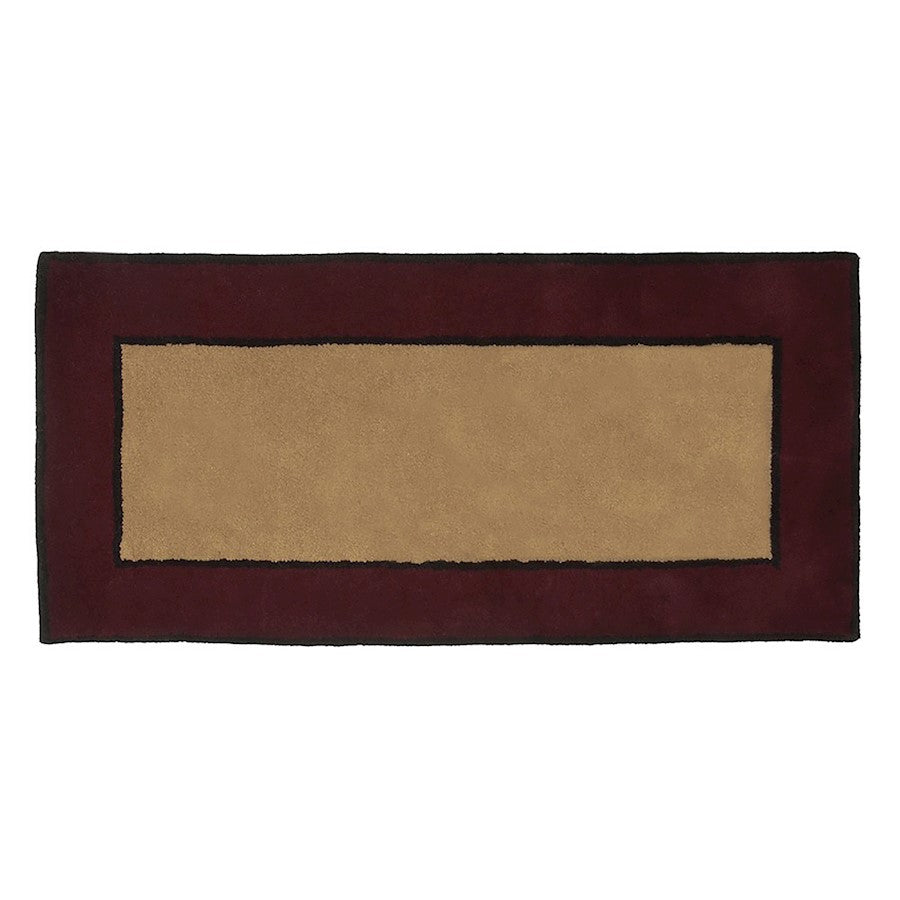 ACHLA Berry Contemporary II Rectangular Rug | Wool Hand-Tufted Plush Pile | Fireplace Hearth & Entryway Mat | 56 x 26 x 0.5 in | Model H-64