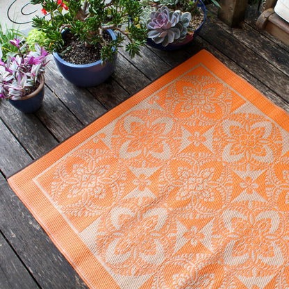 ACHLA Primrose 4 x 6 Floor Mat | Woven Polypropylene Indoor/Outdoor | Entryway, Kitchen & Patio | 48 x 72 x 0.25 in | Model K-143