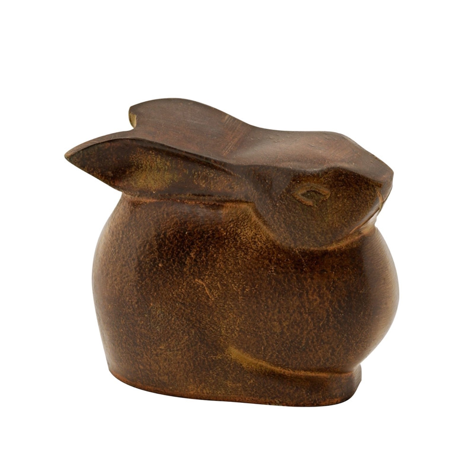 ACHLA Moon Bunny Small | Cast Aluminum Antique Bronze Finish | Garden & Patio Decorative Accent | 4.125 x 2 x 3.75 in | Model MNB-01
