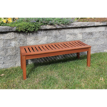 ACHLA Backless 4' Bench, Natural Oil