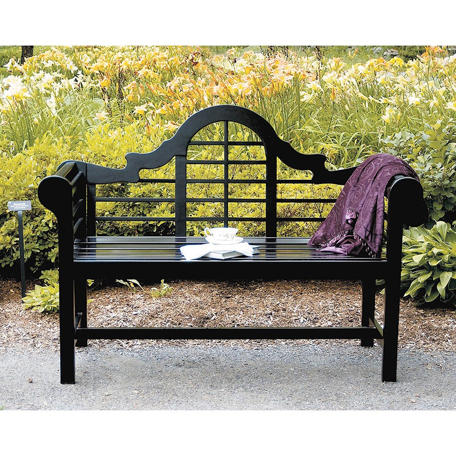 ACHLA Lutyens 4' Bench, Black