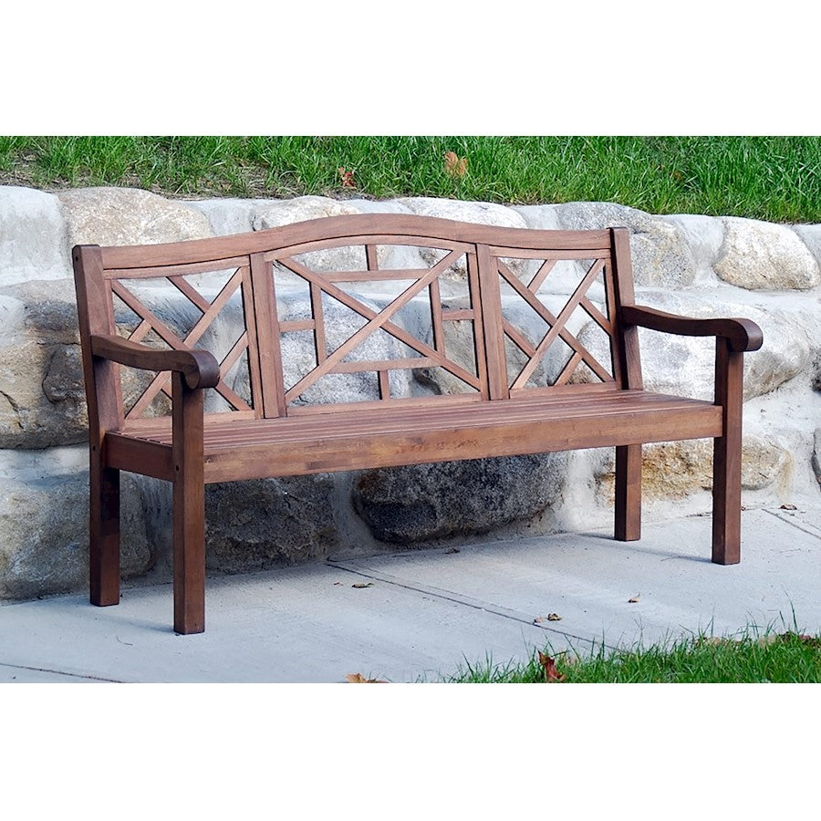 ACHLA Carlton Bench, Natural Oil