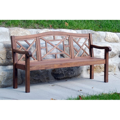 ACHLA Carlton Bench, Natural Oil