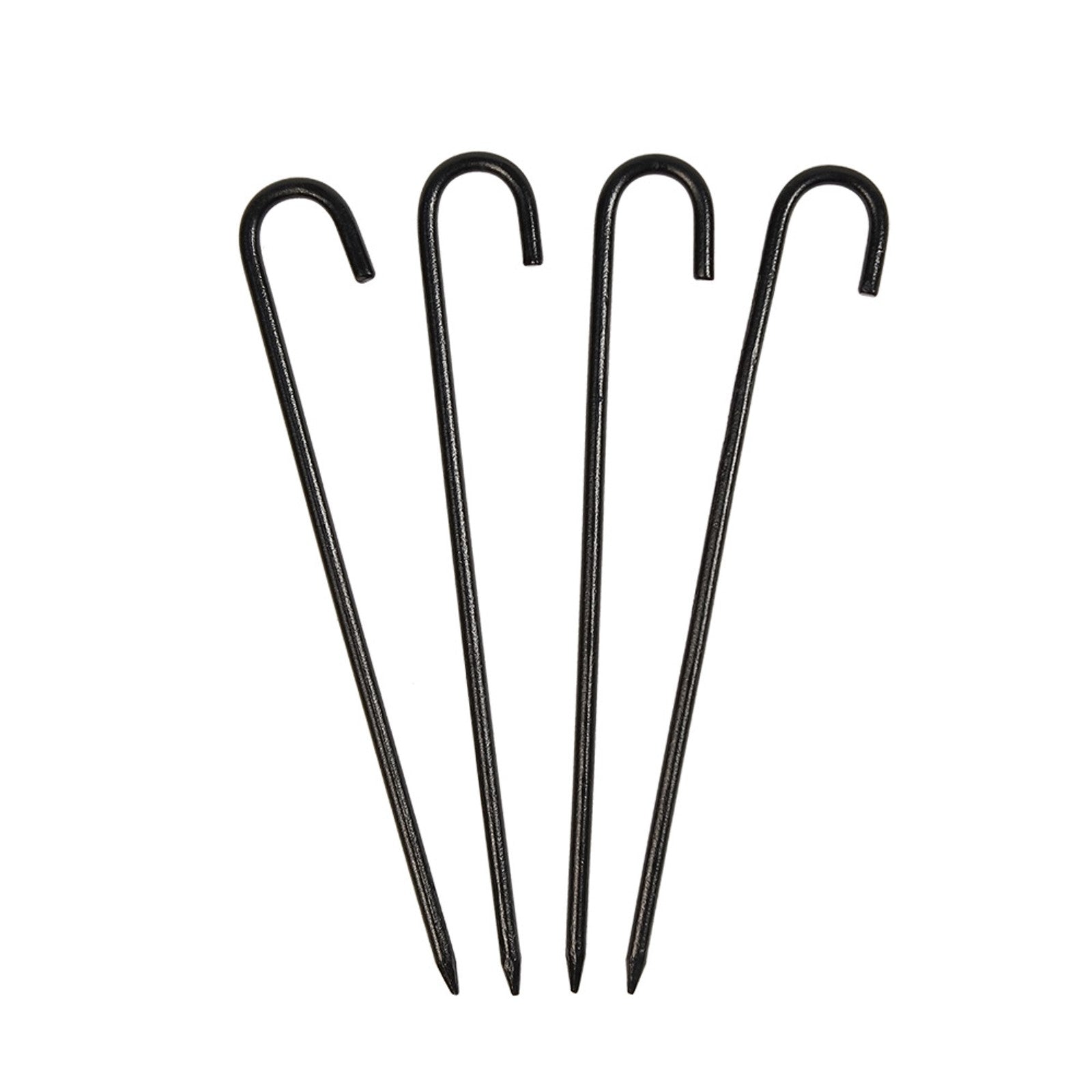 ACHLA Multi Purpose Anchoring Pins 10in | Wrought Iron Black Powder Coated | Yard & Garden Stakes | 10 in H | Model PYP-01