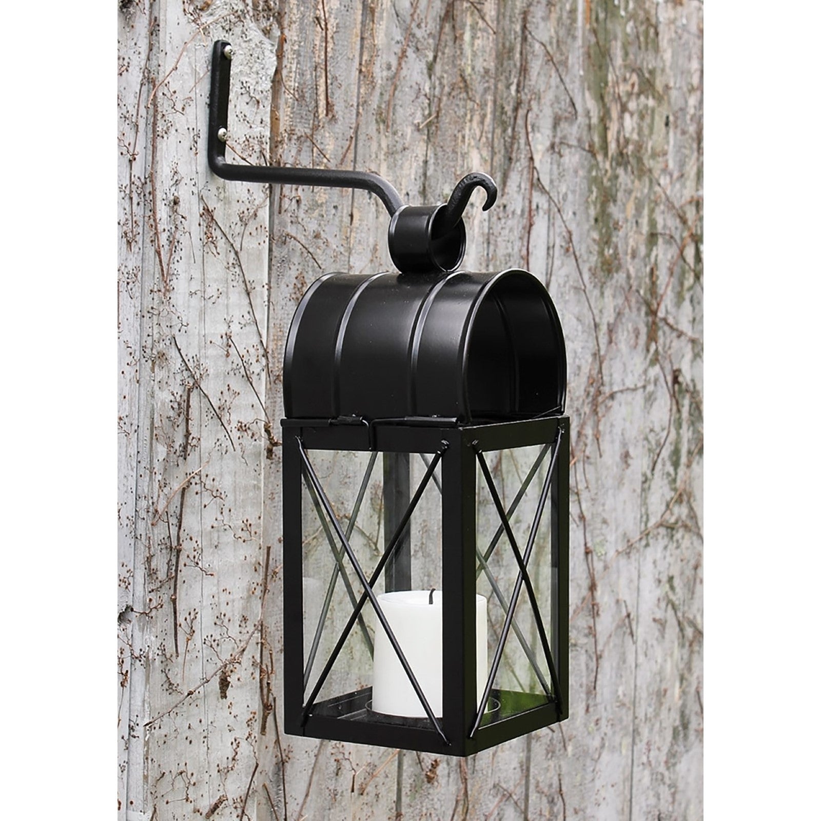 ACHLA 8in Upturned Hook 2-Pack | Traditional Wrought Iron Black Powdercoat | Outdoor Wall Hook for Lanterns & Bells | 0.5 x 4 x 8 in | Model SB-01-2