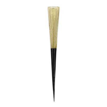 ACHLA Sparkle Cones 15.5in Garden Ornament | Crackle Glass on Iron Spike | Patio & Garden Decorative Accent | 2 x 2 x 15.5 in | Model SC-02Y