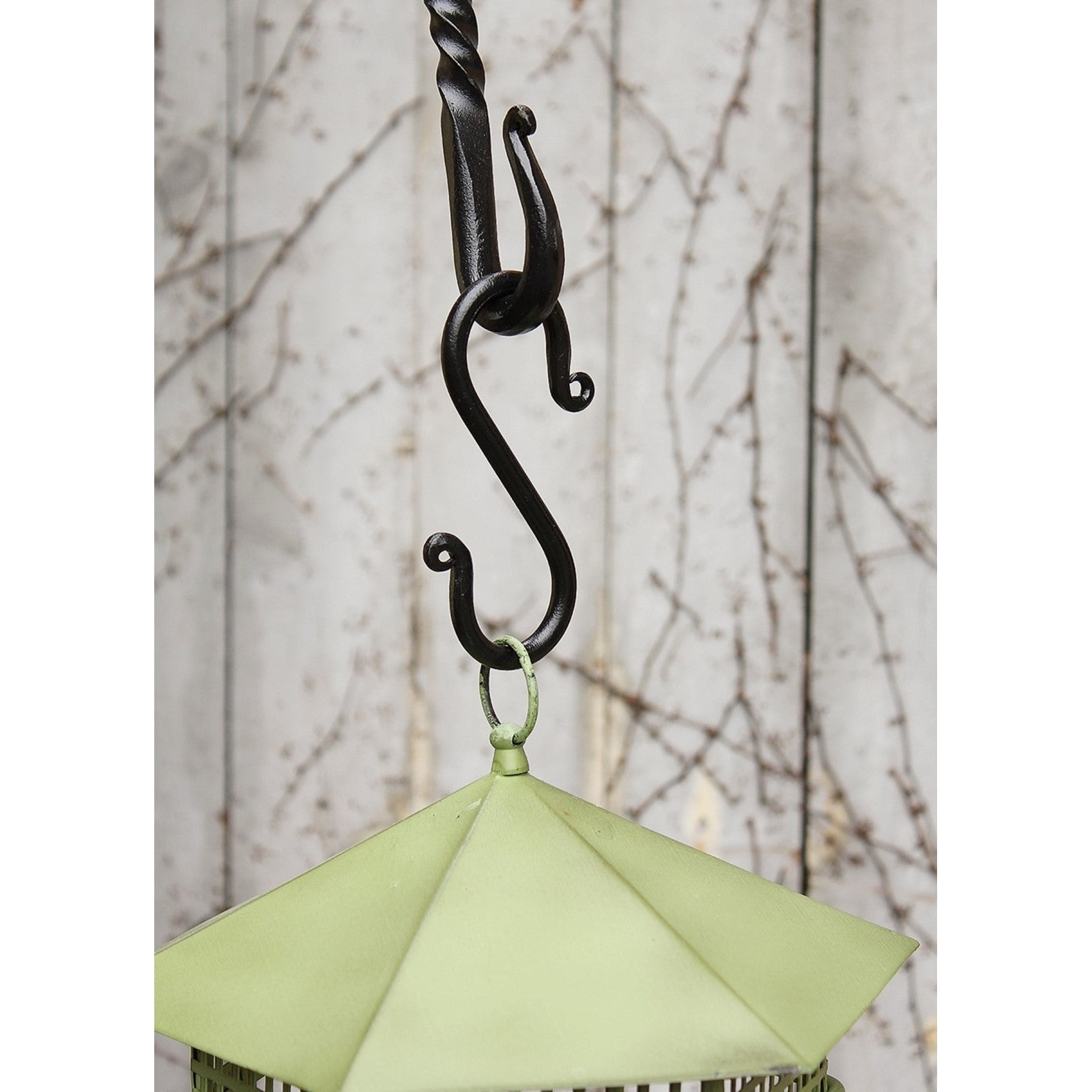 ACHLA Mini S-Hook 3-Pack | Black Powdercoat Wrought Iron | Hanging Planters & Outdoor Decor | 3.5in H Each | Model SS-01-3