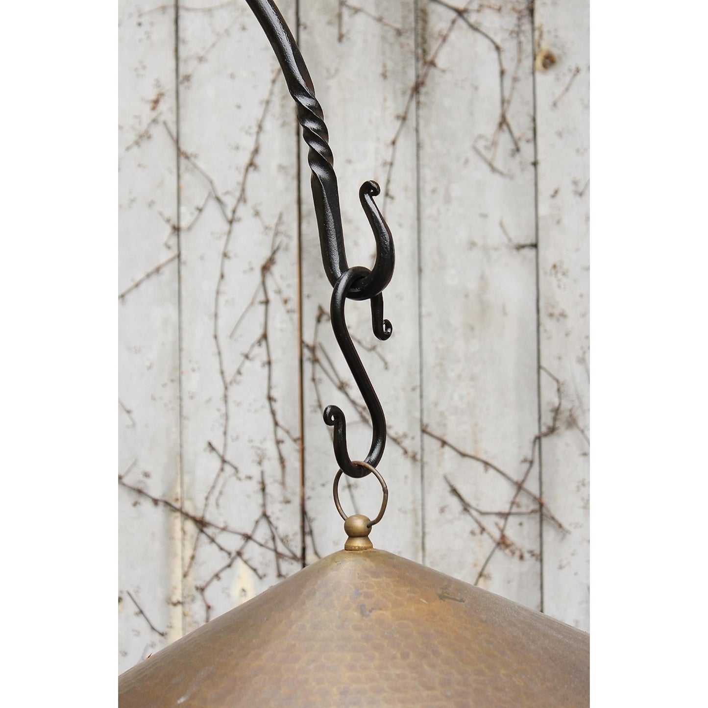 ACHLA Mini S-Hook 3-Pack | Black Powdercoat Wrought Iron | Hanging Planters & Outdoor Decor | 3.5in H Each | Model SS-01-3