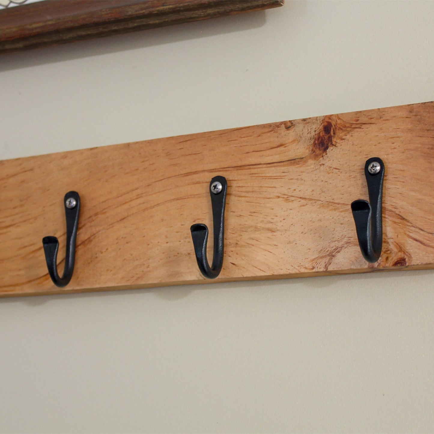 ACHLA TSH-15-3 3in J-Hook 3-Pack | Wrought Iron Black Powdercoat | Indoor & Outdoor Hanging | 3 x 0.5 x 2.5 in | Model TSH-15-3