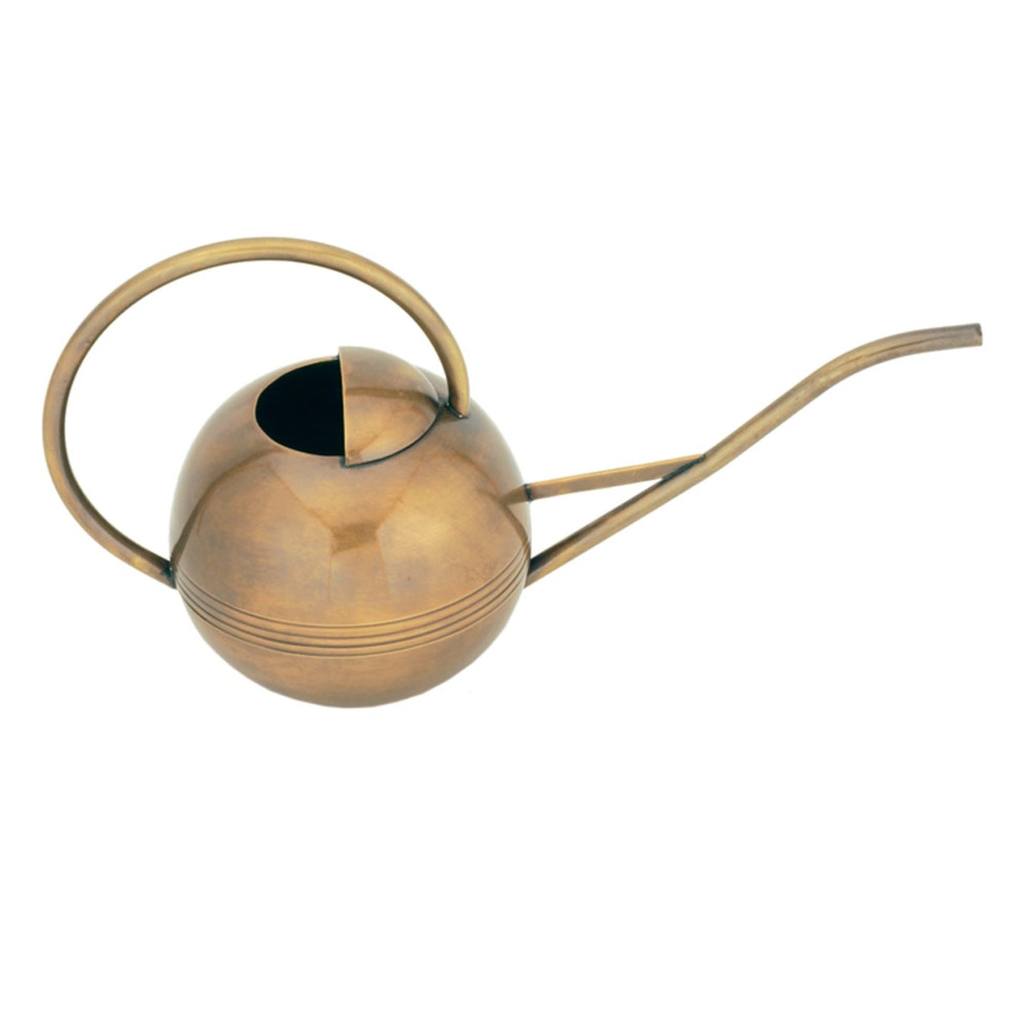 ACHLA Brass Watering Can 14in | Antique Brass Finish Metal | Garden & Indoor Plant Care | 14 x 8 x 9 in | Model WC-01