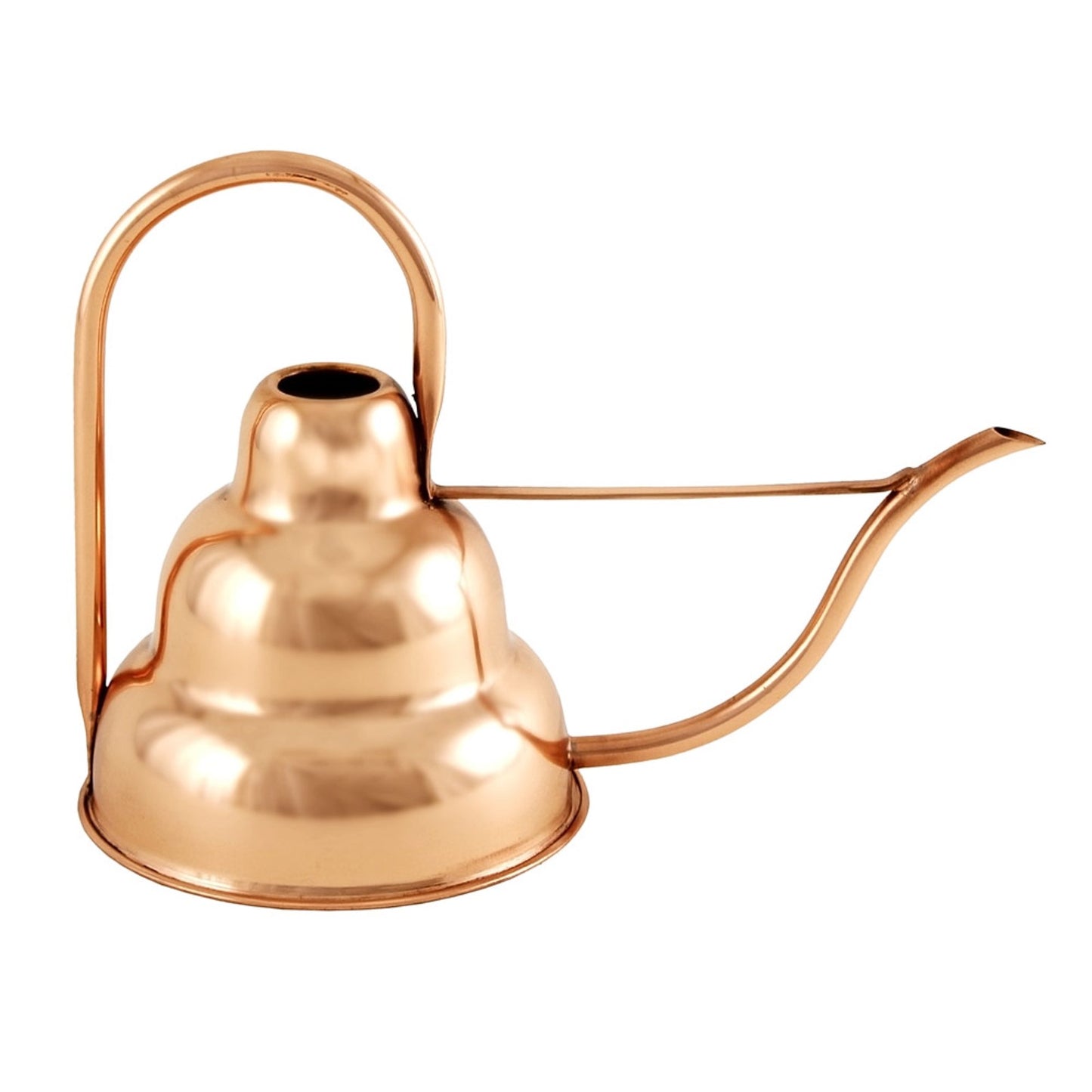 ACHLA Deco Watering Can | Copper Plated Stainless Steel | Indoor Plant Watering & Retro Decor | 8.25 in H, 1 Quart | Model WC-17