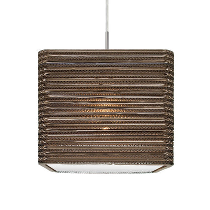 Besa Lighting Kirk 12 1 Light Pendant, Satin Nickel/Beige - 1JT-KIRK12-LED-SN