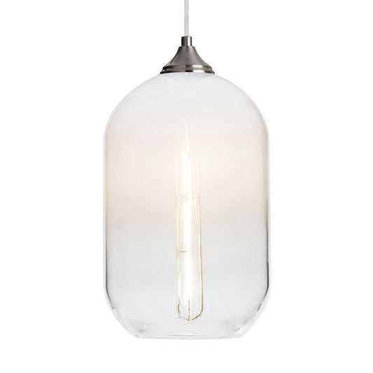 Besa Lighting Omega 12 1LT LED Cord Pendant, NK/WH - 1JT-OMEGA12WH-EDIL-SN