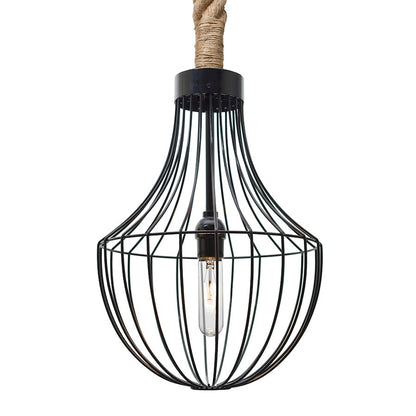 Besa Lighting Sultana 11in 1-Light Flare Pendant | Rustic Black Metal | Kitchen Island & Dining Room | 10.8 x 17.8 in | Model 1JT-SULTANA-F-BK