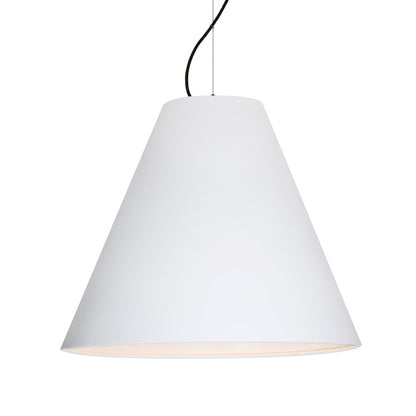 Besa Lighting Dylan 20in 1-Light LED Pendant | Industrial Black and White Metal | Kitchen Island & Dining Room | Model 1KX-DYLANWH-LED-BK