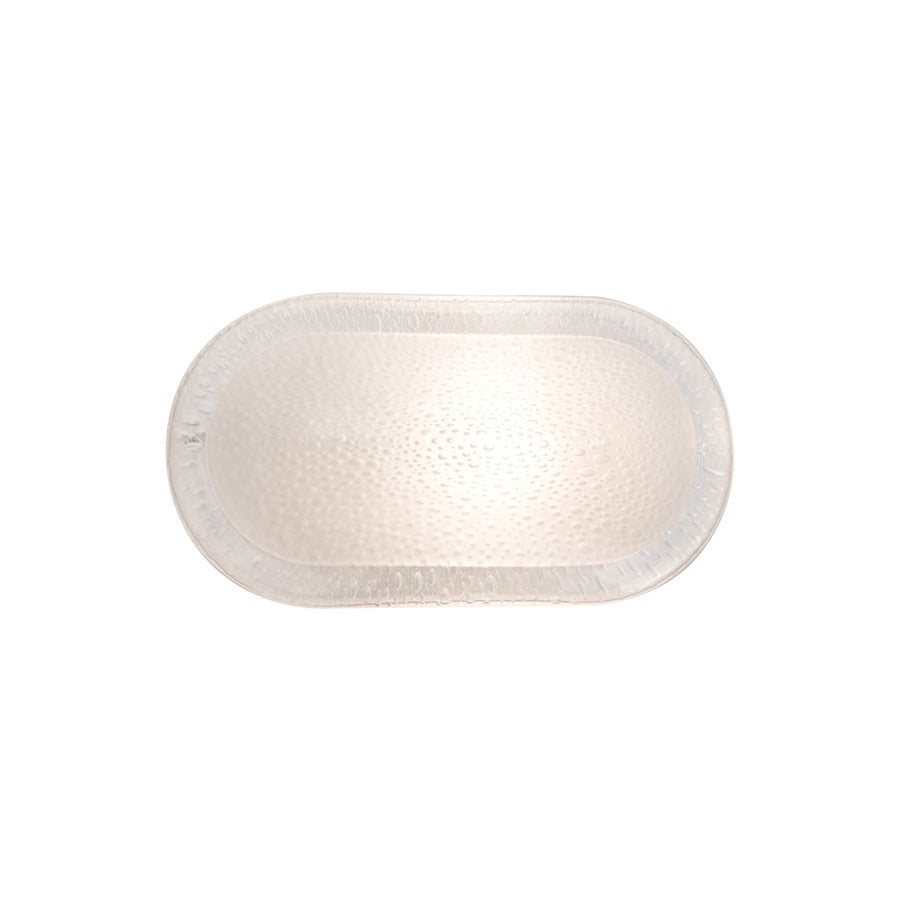 Besa Lighting Cabo 1-Light LED Vanity | Contemporary Satin Nickel and White Glass | Bathroom & Powder Room | Model 1WT-962759-LED-SN