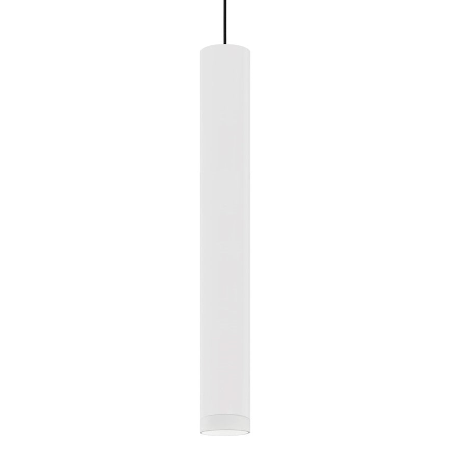 Besa Lighting Cafe 18 1-Light Pendant | Contemporary Black and White Glass | Kitchen Island & Dining Room | Model 1XT-CAFE18WF-BK