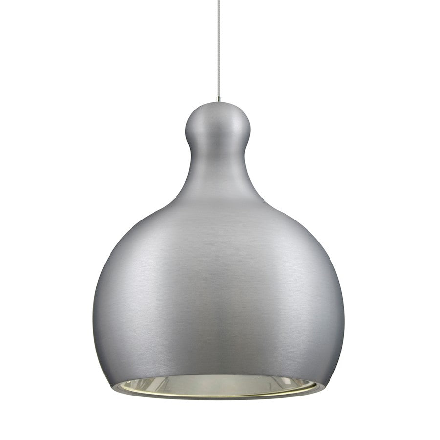 Besa Lighting Felix 1 Light LED Pendant, Satin Nickel/Silver - 1XT-FELIX-LED-SN