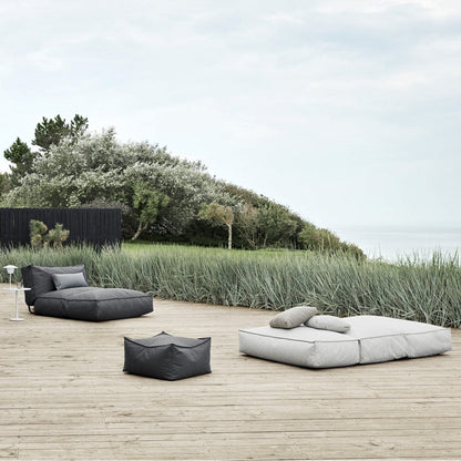 Blomus Stay Small Day Bed Patio Lounger/Reclining Headrest, Stone