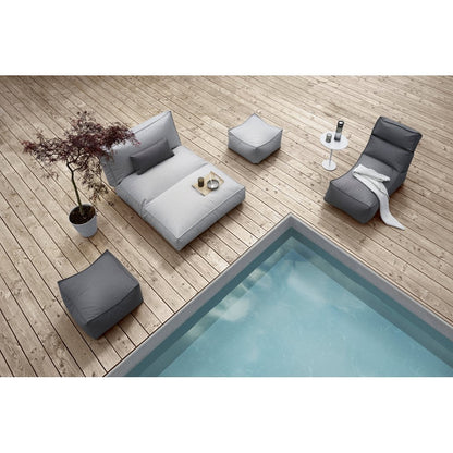 Blomus Stay Small Day Bed Patio Lounger/Reclining Headrest, Stone