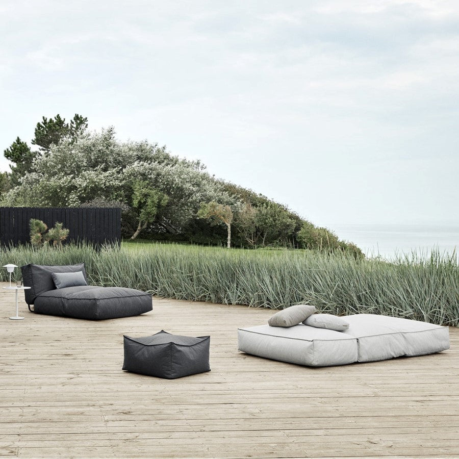 Blomus Stay Small Day Bed Patio Lounger/Reclining Headrest, Cloud