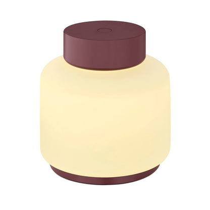 Blomus Fawn Mobile Rechargeable LED Lamp, Port/Burgundy - 62288