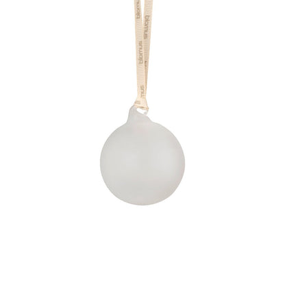 Blomus Juhla Matte Glass Ornament, Frosted, Set Of 4 - 63219