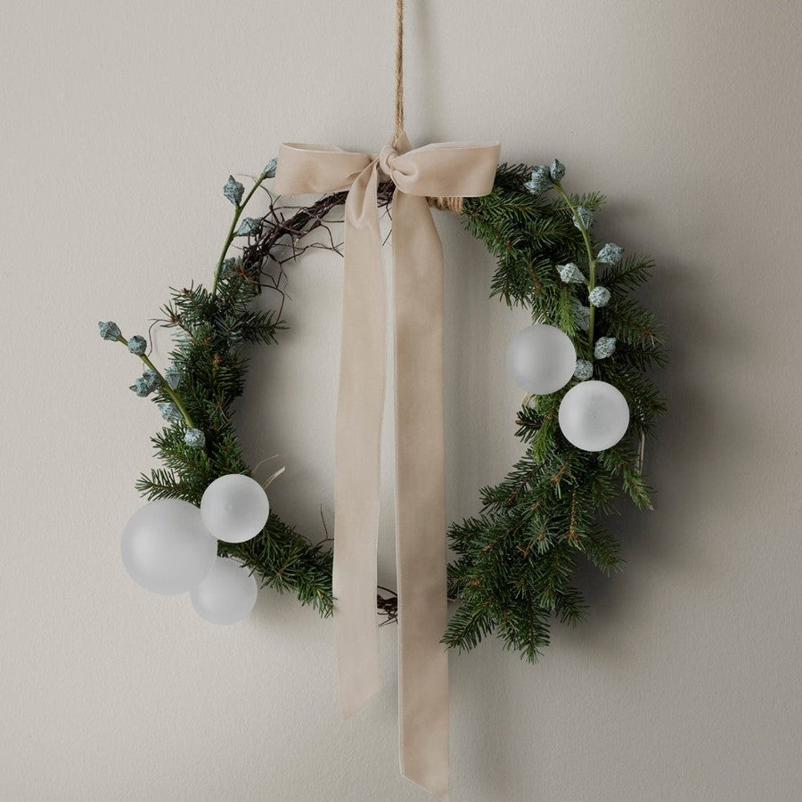 Blomus Juhla Matte Glass Ornament, Frosted, Set Of 4