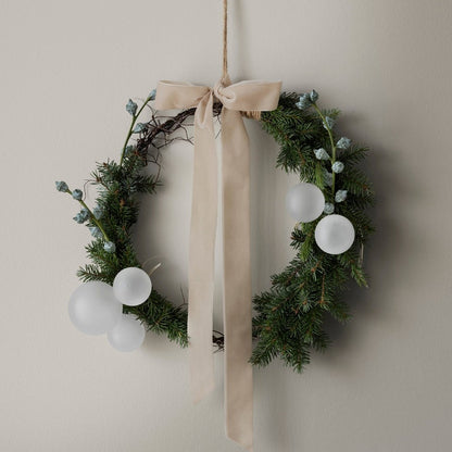 Blomus Juhla Matte Glass Ornament, Frosted, Set Of 4