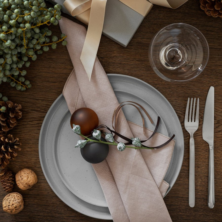 Blomus Juhla Matte Glass Ornament, Coffee, Set Of 4
