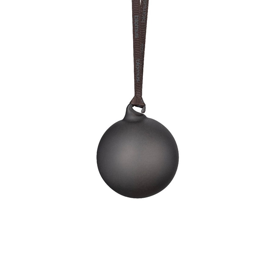 Blomus Juhla Matte Glass Ornament, Smoke, Set Of 4 - 63221
