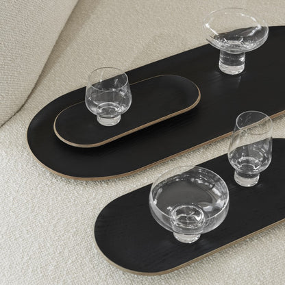 Blomus Baki Wood Tray, Black, Small