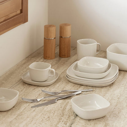 Blomus Vahlo Stoneware Side Plate, Mirage Grey